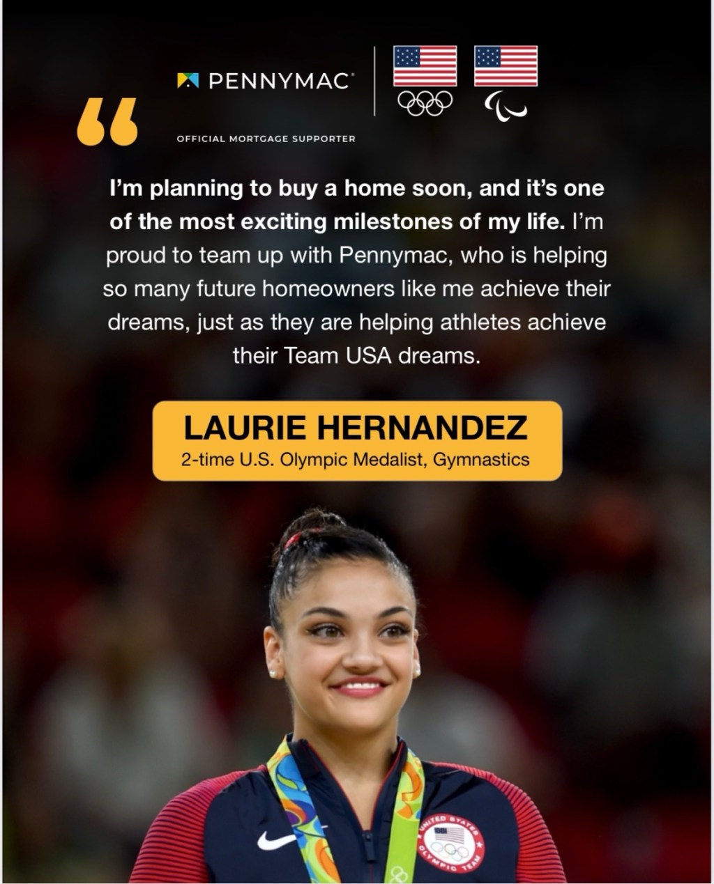 Laurie Hernandez helps Penny Mac kick off Olympic&nbsp;partnership
